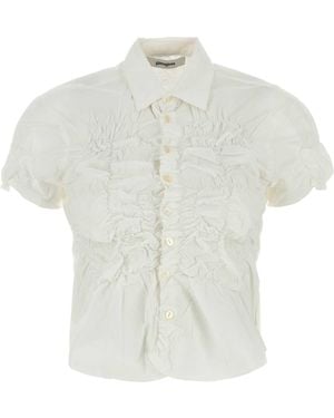 GIMAGUAS Poplin Ron Shirt - White