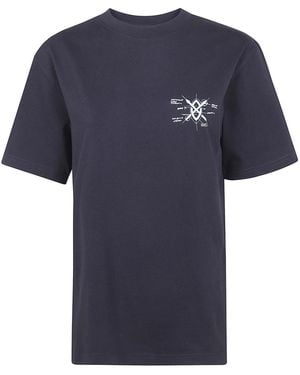 Daily Paper Shield "Evolution" Short Sleeves Tee - Blue