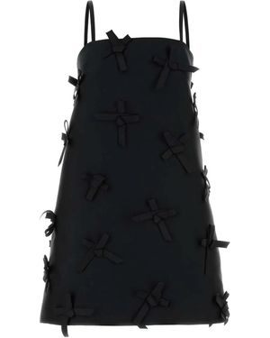 Jil Sander Duchess Mini Dress - Black
