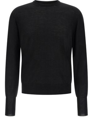 Ma'ry'ya Crew-Neck Sweater - Black