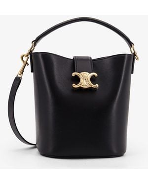 Celine Mini Bucket Bag Louise in Blue | Lyst