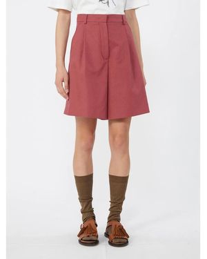 Weekend by Maxmara Wkdecuba Short Trouser - Red