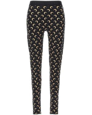 Marine Serre Pants - Black