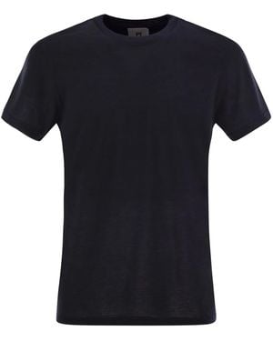 PT Torino Silk And Cotton T-Shirt - Black
