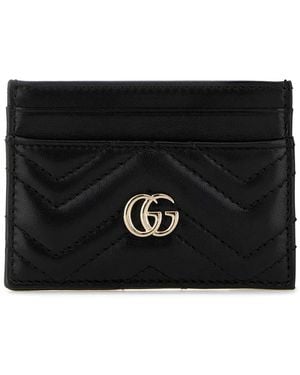 Gucci Gg Marmont Card Holder - Black