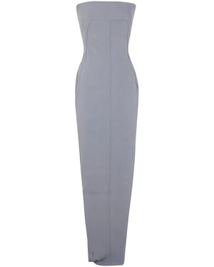 Rick Owens "Bustier Gown" Dress - Brown