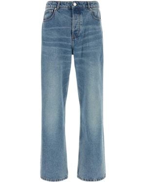 Ami Paris Denim Large Fit Jeans - Blue