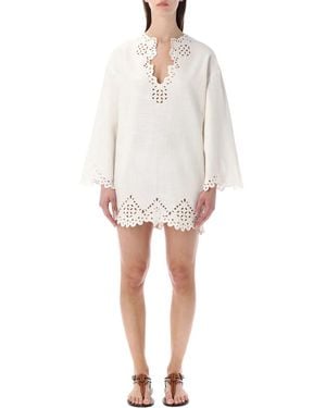 Isabel Marant Marant Étoile Sherazade Openwork Dress - White