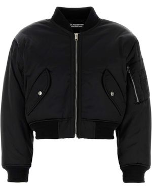 ブルゾン Alexander Wang Black Nylon Bomber Jacket 1WC1253278001B.jpg