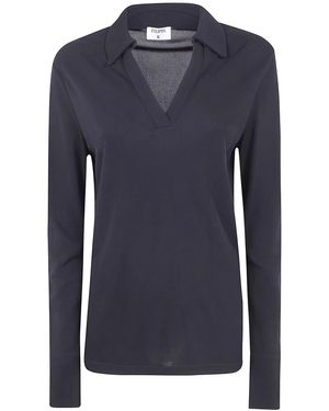 Filippa K Crepe Jersey Shirt - Blue