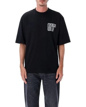 Off-White c/o Virgil Abloh Motion Arrow Skate T-Shirt - Black