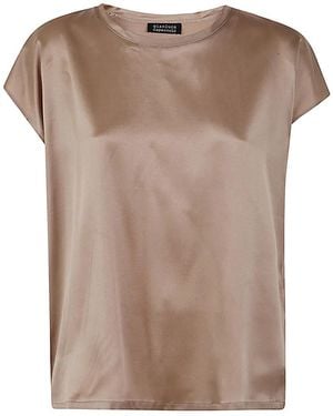 Gianluca Capannolo Claudia Crew Neck Sleeveless Shirt - Brown