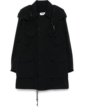 Junya Watanabe Nylon Parka Coat - Black