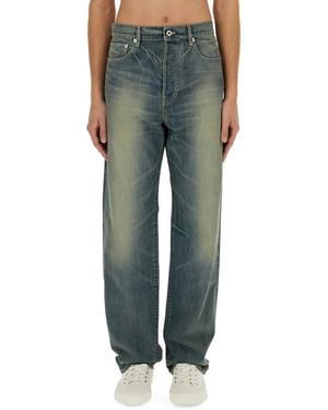 KENZO Asagao Straight Jeans Creations' - Green