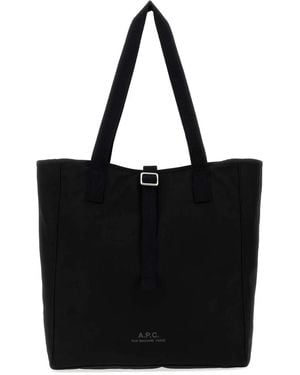 A.P.C. Cabas Archive - Black