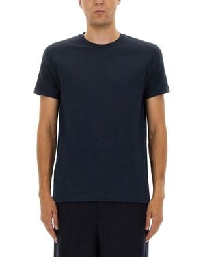 Giorgio Armani Multicolored Cotton Tops - Blue