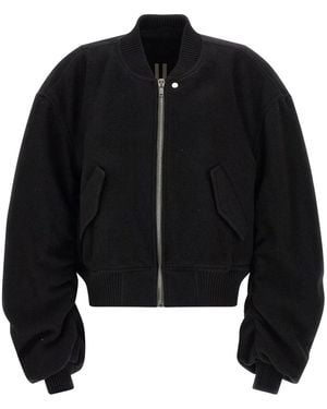 Rick Owens 'Secchia Flight' Bomber Jacket - Black
