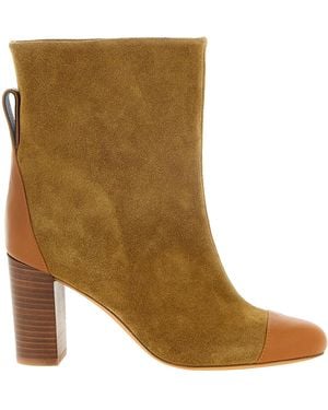 Odissi 'Dot' Ankle Boots - Brown