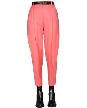 McQueen Trousers Peg Leg - Red