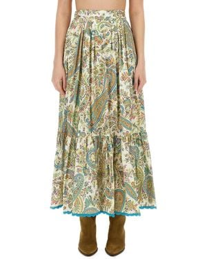 Etro Long Skirt - Green