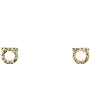 Ferragamo Salvatore Mini Hoop Earrings - Multicolour