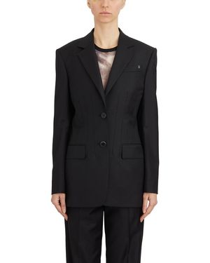 Helmut Lang Single Breasted Shaped Jacket - Black