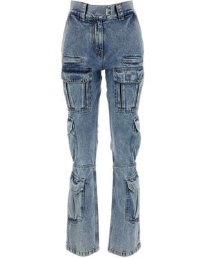 Givenchy Denim Cargo Jeans - Blue