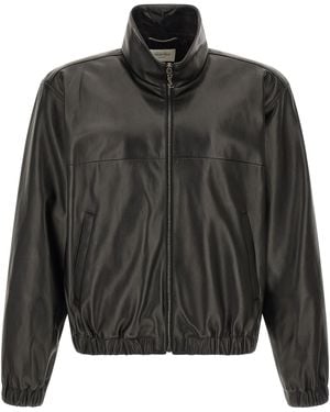Saint Laurent 'Cassandre' Jacket - Grey