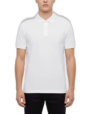 Emporio Armani Cotton Polo Shirt - White