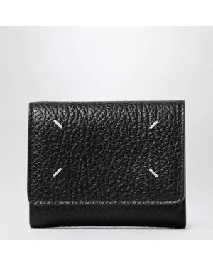 Maison Margiela Four Stitches Trifold Wallet - Black