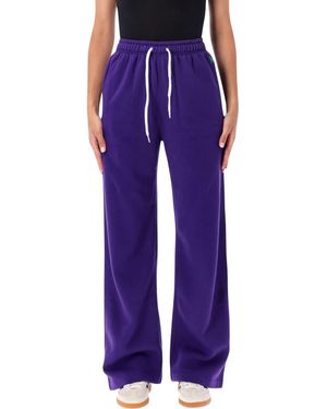 Polo Ralph Lauren Wide-Leg Drawstring Track Trousers - Purple