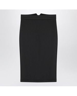 Moncler Moncler X Edward Enninful Slim Neoprene Skirt - Black