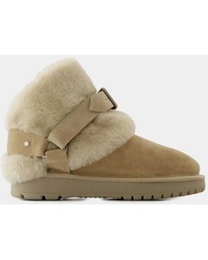 Burberry Snug Boots - Natural