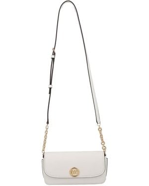 MICHAEL Michael Kors Cow Leather Crossbody - White
