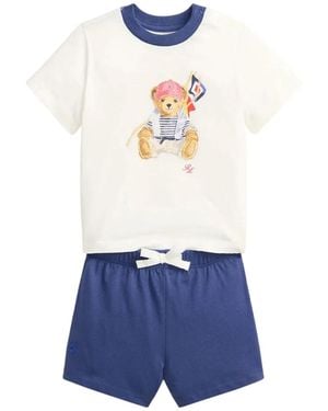 Polo Ralph Lauren T-Shirt With Shorts Set - Blue
