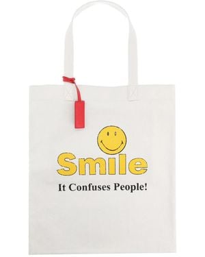DSquared² "Smiley X D2" Tote Bag - White