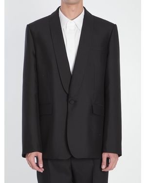 Loewe Wool And Silk Jacket - Black