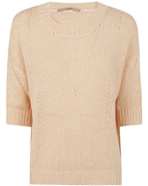 Nuur Short Sleeves Round Neck - Natural