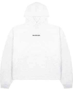 Balenciaga Sweatshirt With Logo - White