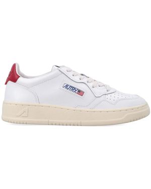 Autry Medalist And Trainers - White