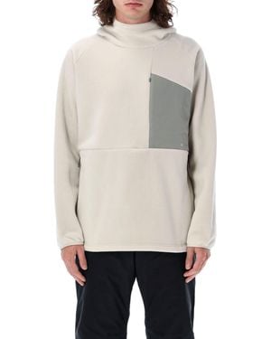 Snow Peak Double Face Fleece Hoodie - Natural
