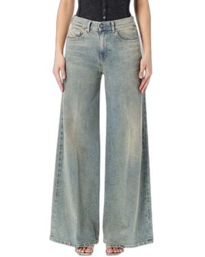 DIESEL 1978 D-Akemi Flare Jeans - Blue