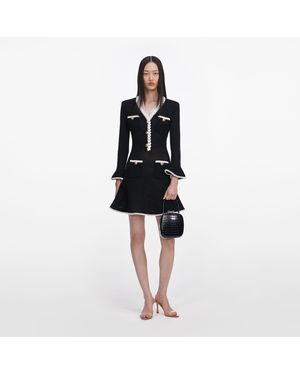 mid length long sleeve dress Black Floral Long Sleeve Maud Midi Dress