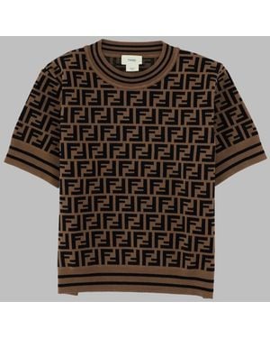 Fendi Top Ff - Black