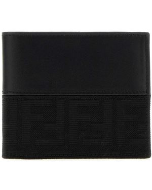 Fendi Bi-Fold Wallet Vit.Grace/Ff - Black