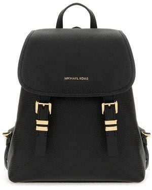 MICHAEL Michael Kors Cow Leather Backpack - Black