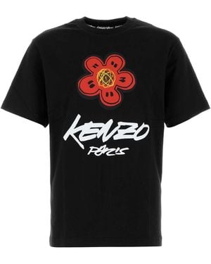 KENZO Futura" Classic T-Shirt - Black