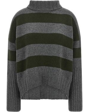 Be You Be You Striped Sweater - Green