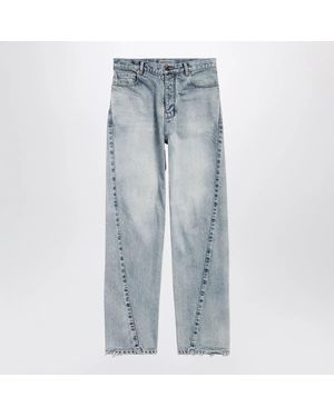 Balenciaga Twisted-Seam Jeans - Blue