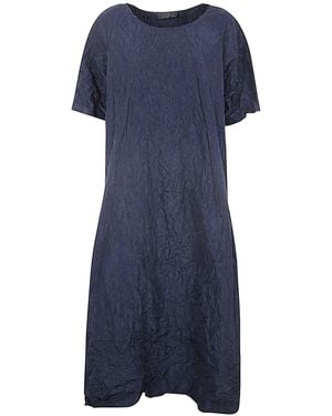 Maria Calderara Oversized Long Dress - Blue